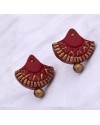 Handpainted Terracotta Jewellery – Ear rings Handpainted Terracotta Jewellery – Ear rings